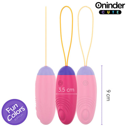 ONINDER CUTE - SILICONE EGG WITH VIBRO-WAVE AND PLEASURE - FREE APP WORLDWIDE