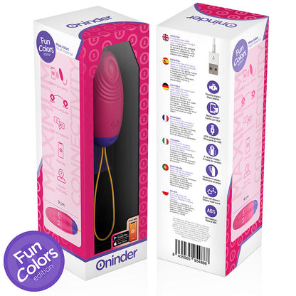 ONINDER CUTE - SILICONE EGG WITH VIBRO-WAVE AND PLEASURE - FREE APP WORLDWIDE