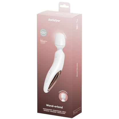 SATISFYER - ERLAND WAND VIBRATING MASSAGER WHITE