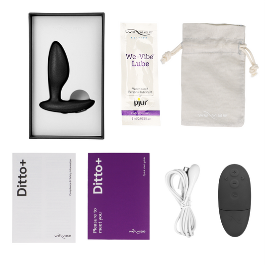 WE-VIBE - VECTOR+ BLACK PROSTATE MASSAGER - 1