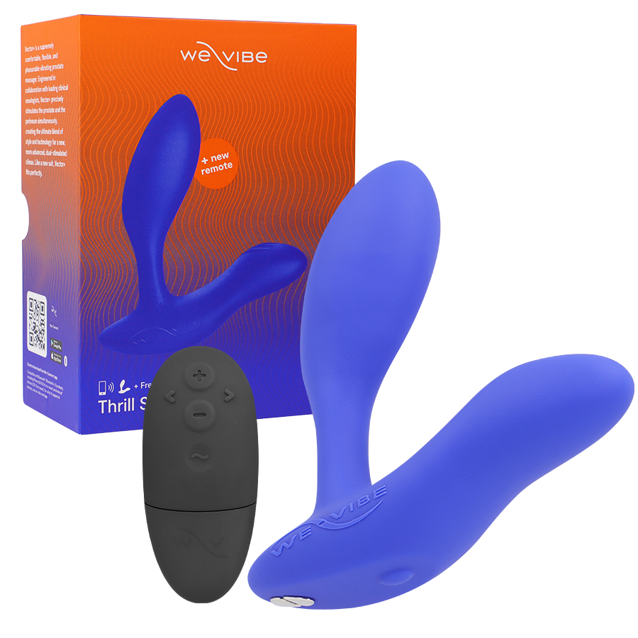 WE-VIBE - VECTOR+ BLUE PROSTATE MASSAGER - 6