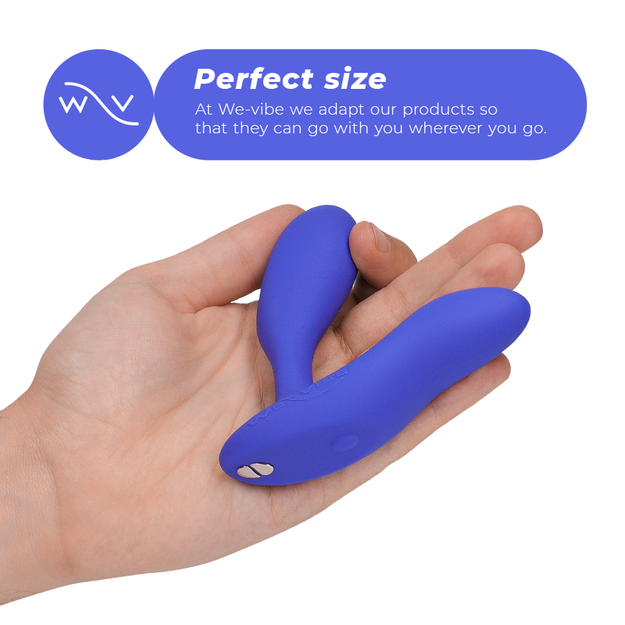 WE-VIBE - VECTOR+ BLUE PROSTATE MASSAGER - 4