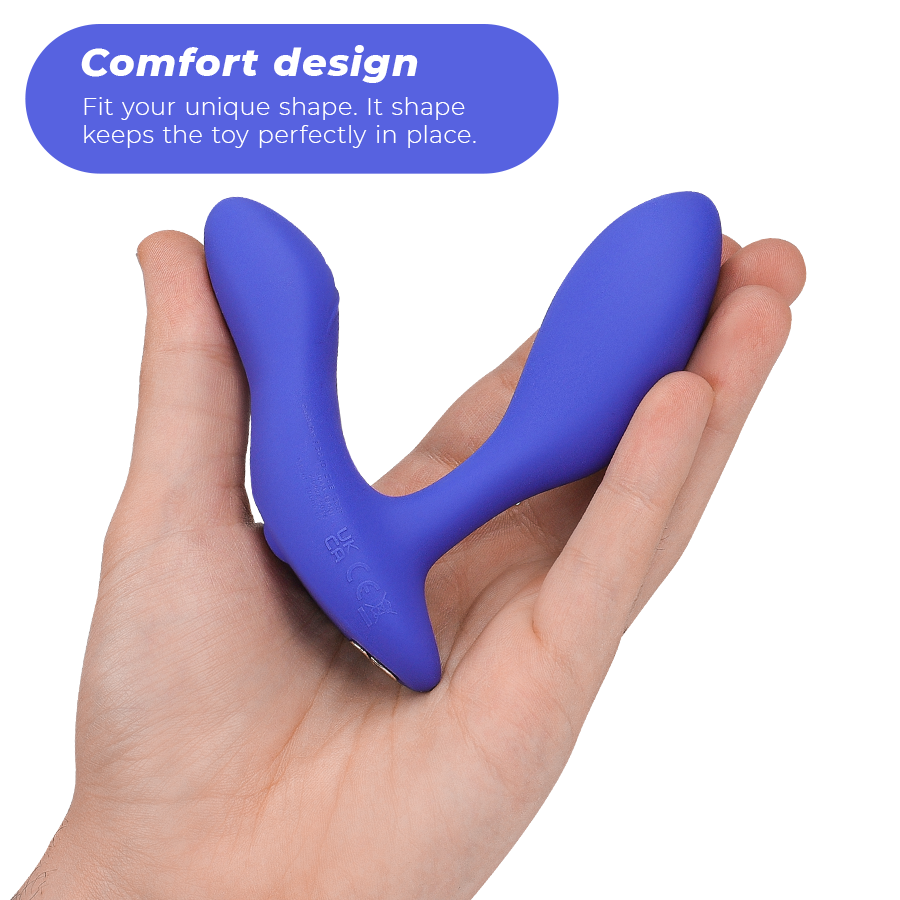 WE-VIBE - VECTOR+ BLUE PROSTATE MASSAGER - 5