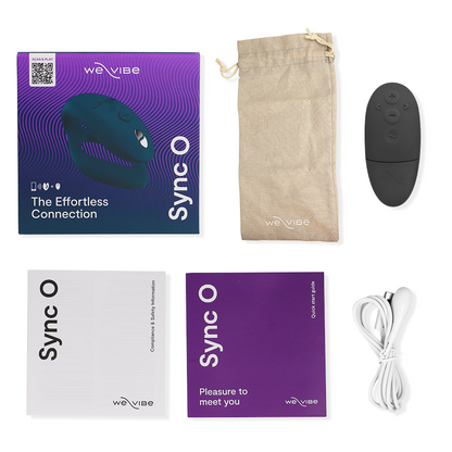 WE-VIBE - SYNC O FLEXIBLE VIBRATOR REMOTE CONTROL DARK GREEN - 7