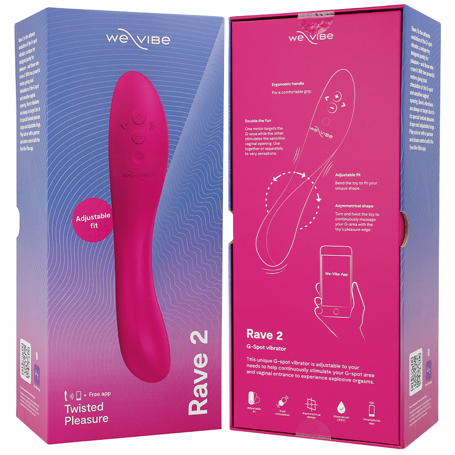 WE-VIBE - RAVE 2 G-SPOT VIBRATOR PINK - 6