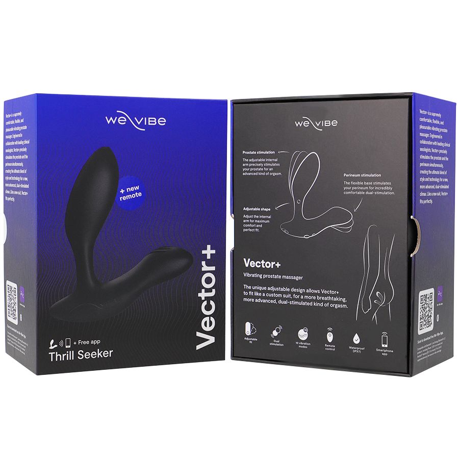 WE-VIBE - DITTO+ BLACK BUTT PLUG VIBRATOR