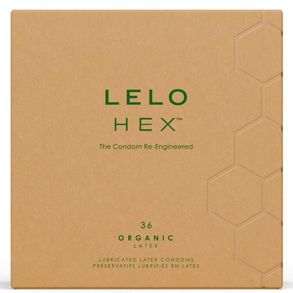 LELO - PRESERVATIVI ORGANICI HEX CONFEZIONE DA 36 UNITÀ