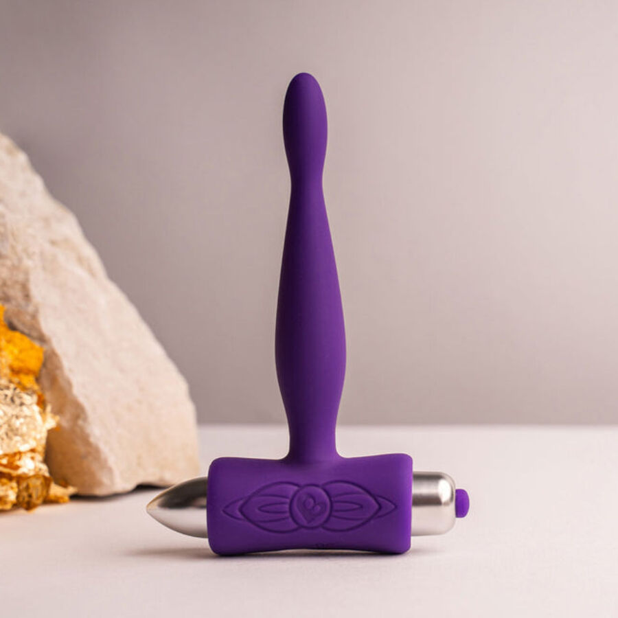 ROCKS-OFF - PETITE SENSATIONS TEAZER ANAL PLUG VIBRATOR PURPLE