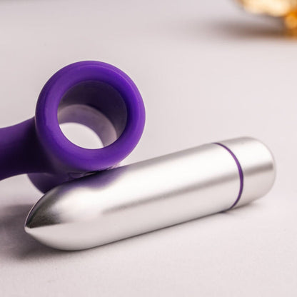 ROCKS-OFF - PETITE SENSATIONS TEAZER ANAL PLUG VIBRATOR PURPLE