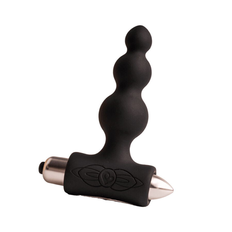 ROCKS-OFF - PETITE SENSATIONS BUBBLES ANAL PLUG VIBRATOR BLACK