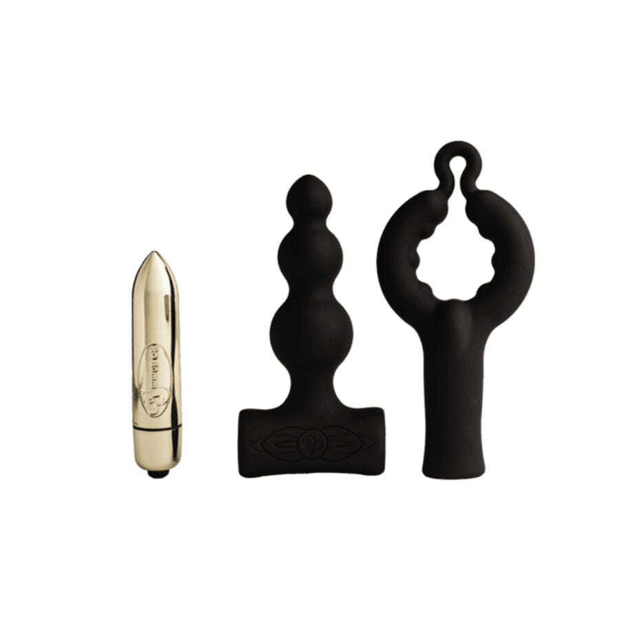 ROCKS-OFF - PETITE SENSATIONS BUBBLES ANAL PLUG VIBRATOR BLACK