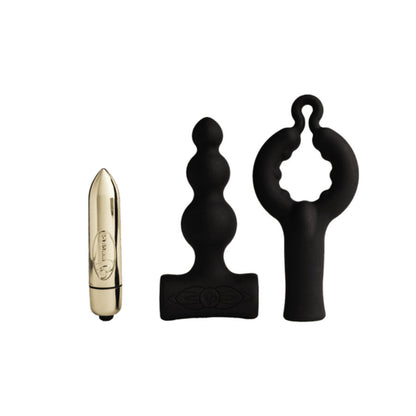 ROCKS-OFF - PETITE SENSATIONS BUBBLES ANAL PLUG VIBRATOR BLACK