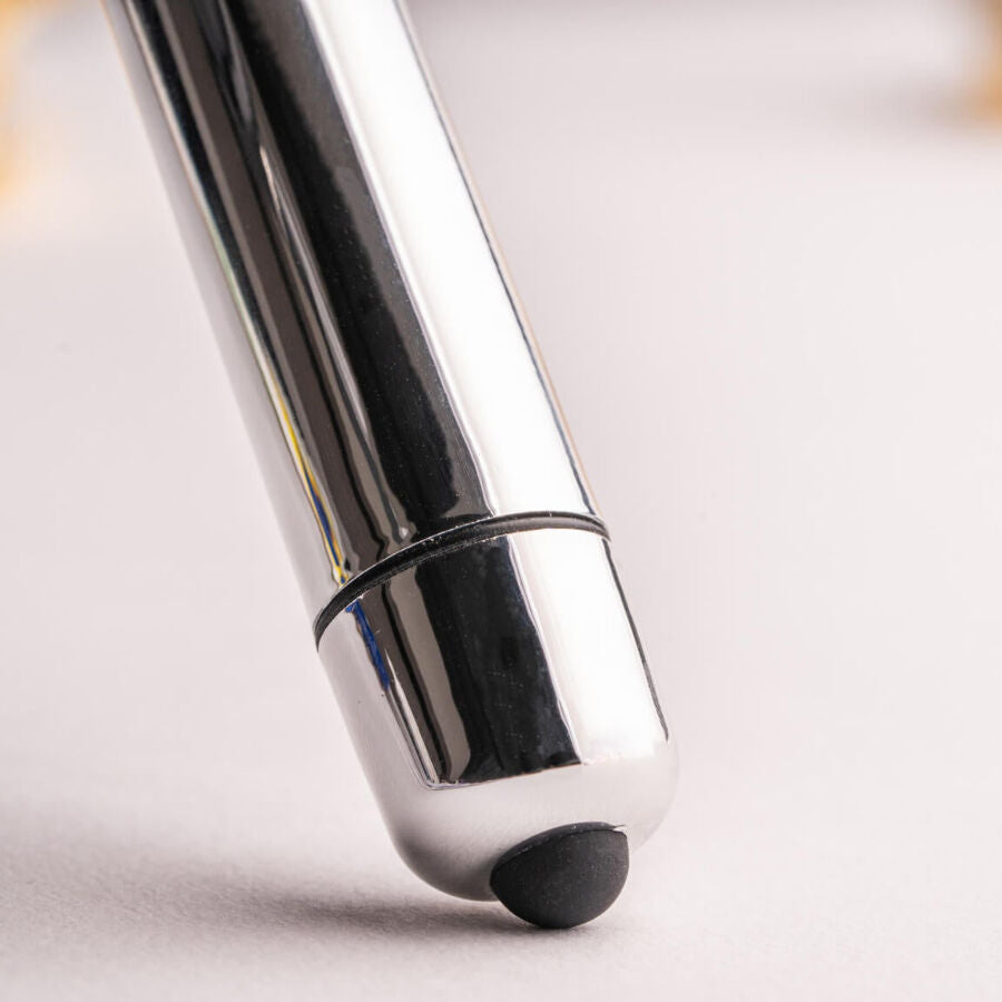 ROCKS-OFF - RO-80 VIBRATING BULLET CHROME SILVER