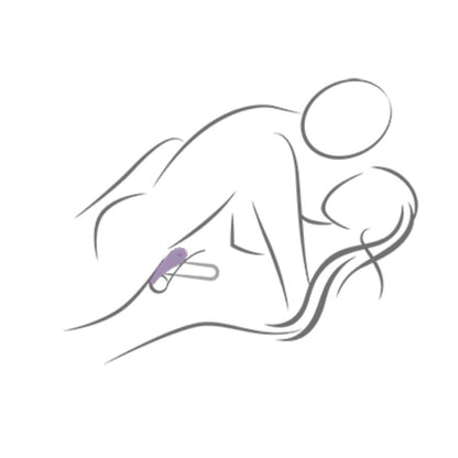 ROCKS-OFF - BLACK SPIRE VIBRATING COCK RING