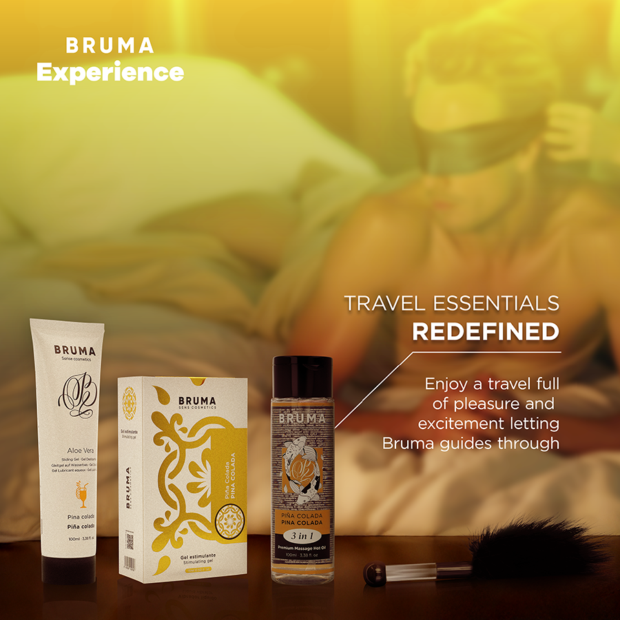BRUMA XPERIENCE - SWEET PINA COLADA TEMPTATION PACKAGE WITH ORGASM ENHANCER