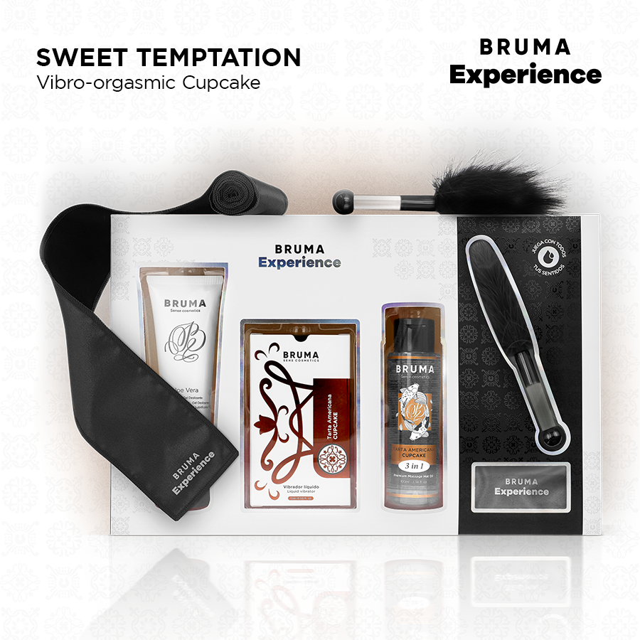 BRUMA XPERIENCE - SWEET TEMPTATION KIT AMERICAN VIBRO-ORGASMIC CAKE