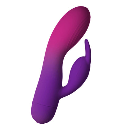 ROCKS-OFF - GLO-GIRL PURPLE RABBIT VIBRATOR