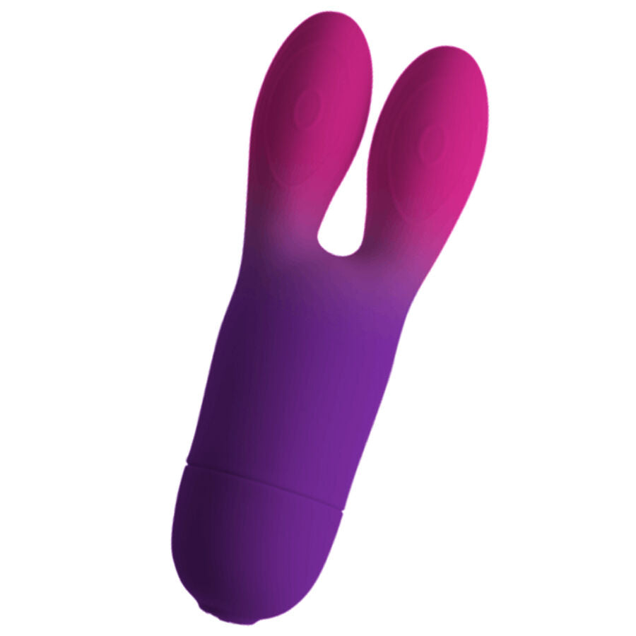 ROCKS-OFF - GLO-GIRL BUNNY FLEXIBLE VIBRATOR PURPLE