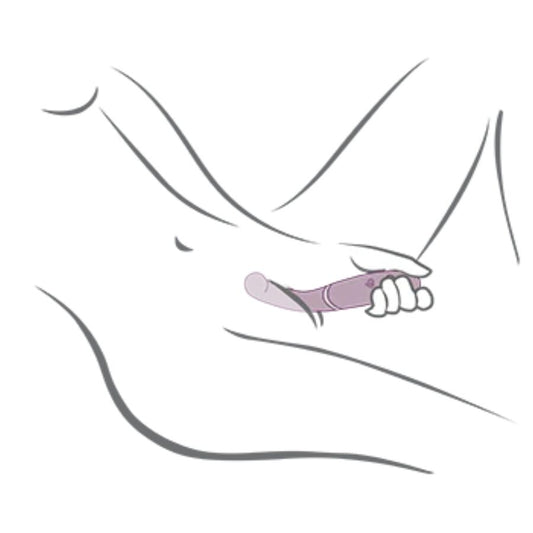 ROCKS-OFF - GEMINI DOUBLE VIBRATOR CLITORAL STIMULATOR G-SPOT PURPLE