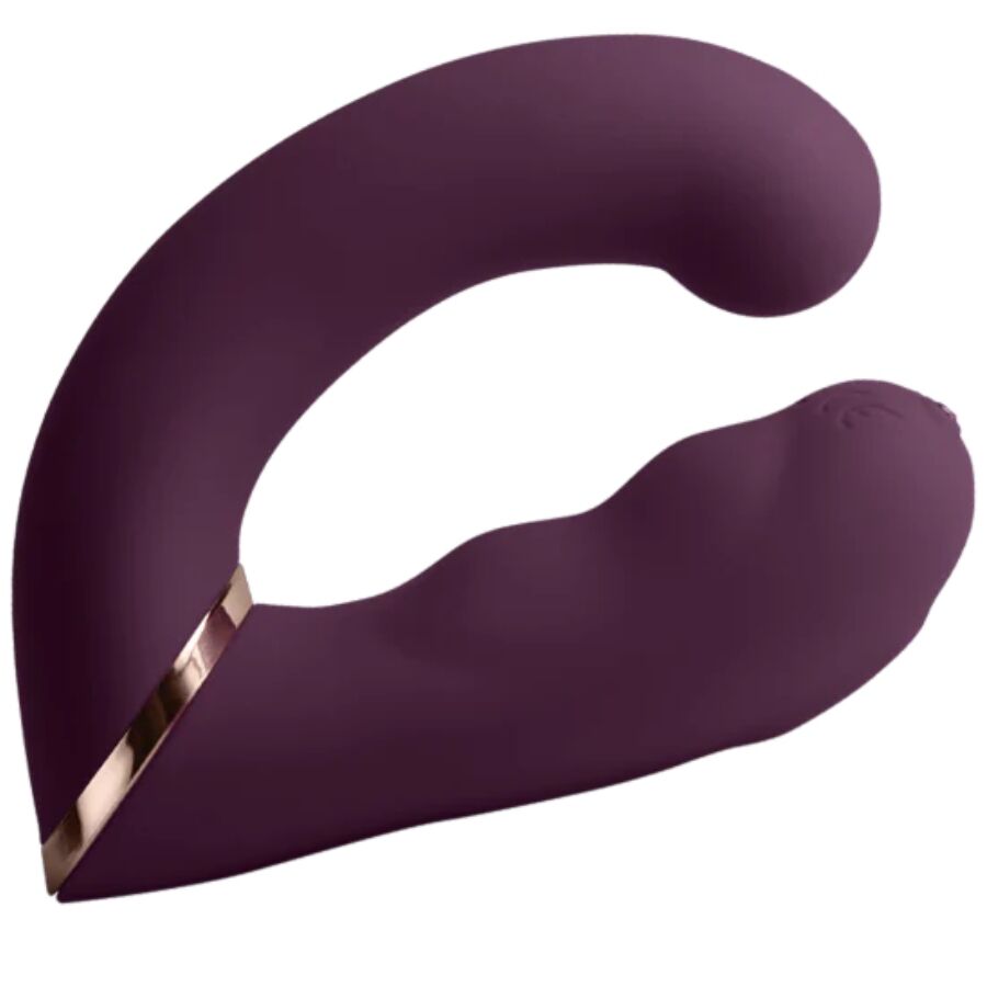 ROCKS-OFF - GEMINI DOUBLE VIBRATOR CLITORAL STIMULATOR G-SPOT PURPLE