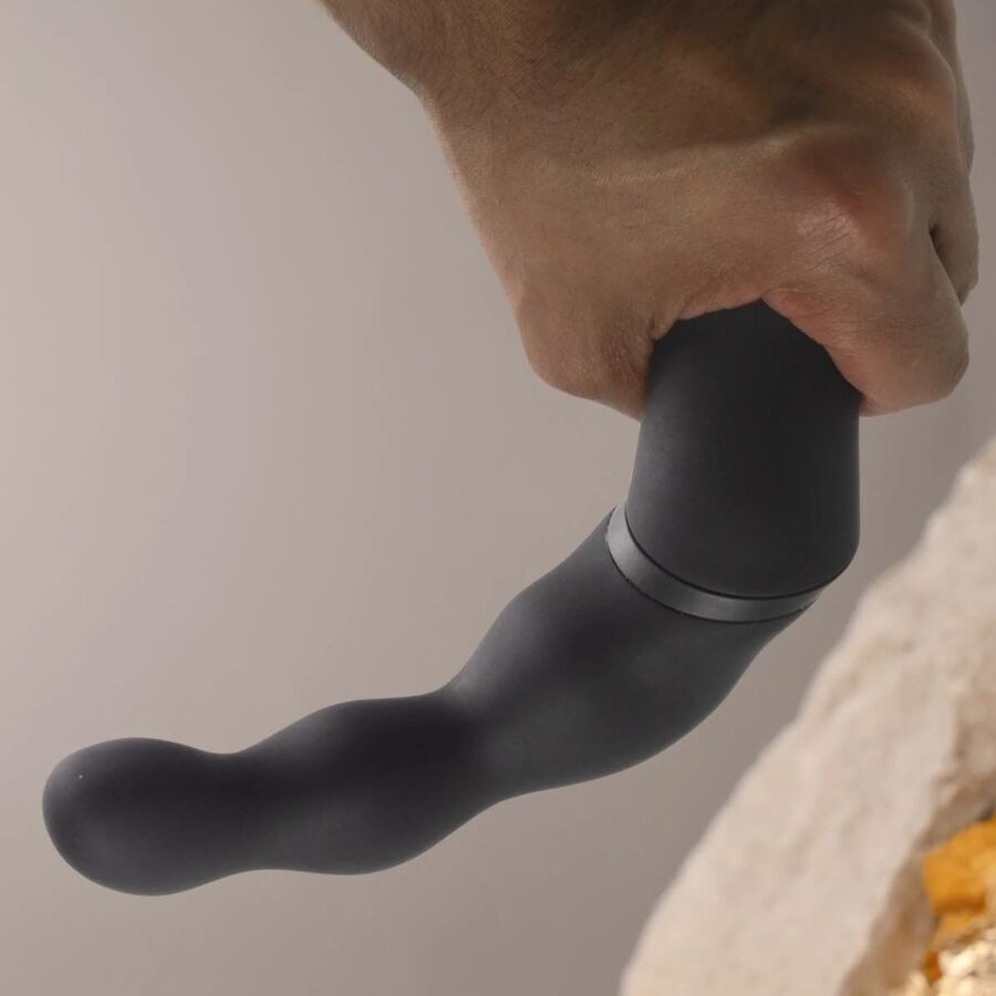 ROCKS-OFF - BLACK ADAPTER FOR PROSTATE AND ANAL VIBRATOR