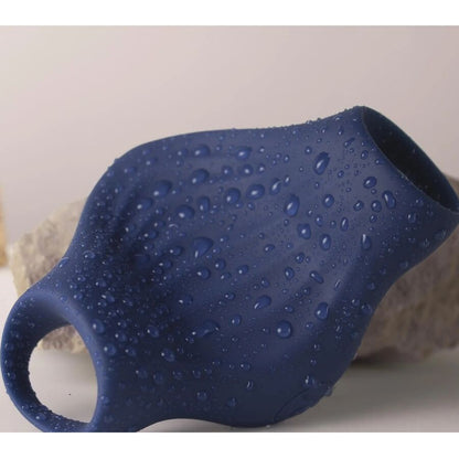 ROCKS-OFF - PALM BLUE FLEXIBLE VIBRATING MASTURBATOR