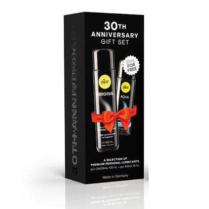 PJUR - 30th ANNIVERSARY GIFT SET: PJUR ORIGINAL 100 ML + PJUR AQUA 30 ML