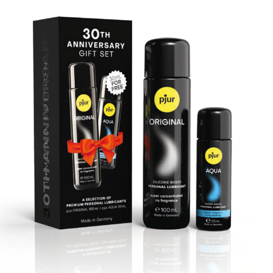 PJUR - 30th ANNIVERSARY GIFT SET: PJUR ORIGINAL 100 ML + PJUR AQUA 30 ML