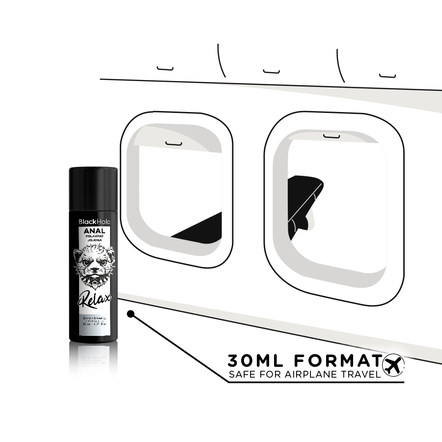 BLACK HOLE - JOJOBA RELAX ANAL RELAXER SILICONE BASE 30 ML