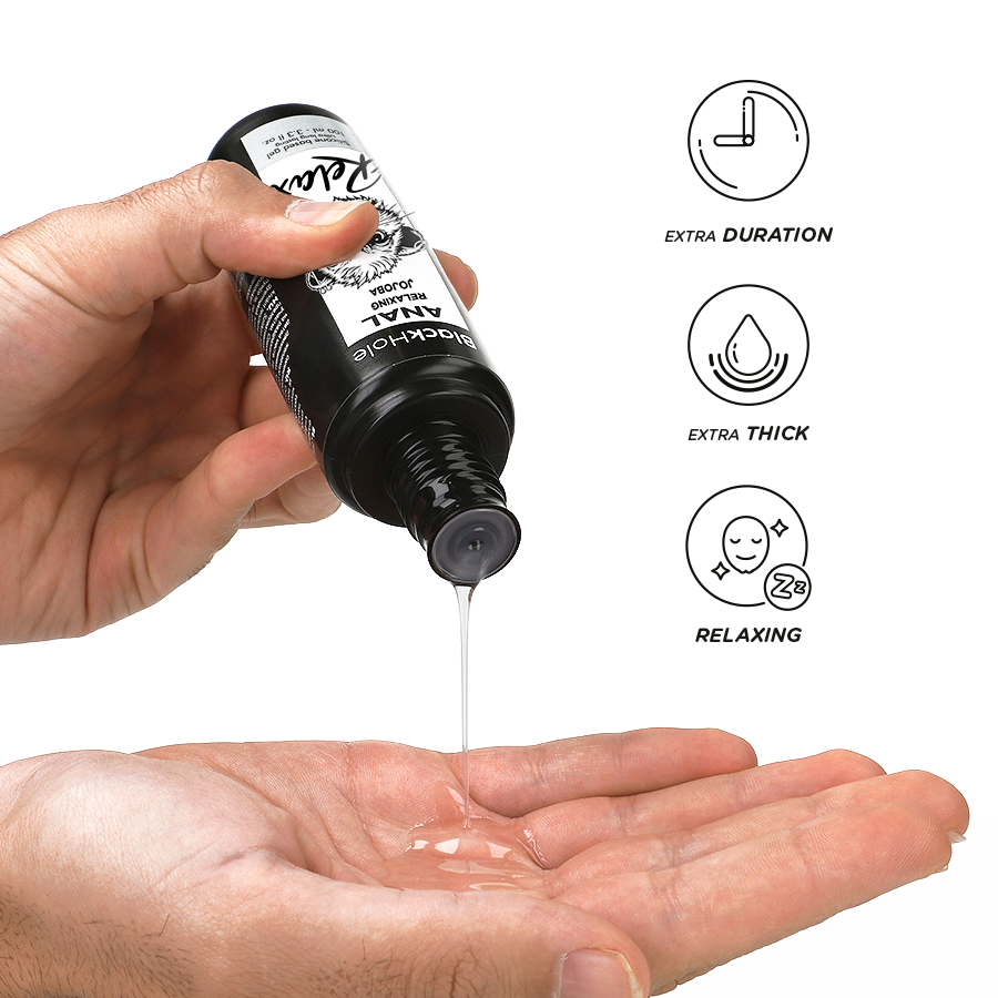 BLACK HOLE - JOJOBA RELAX ANAL RELAXER SILICONE BASE 100 ML