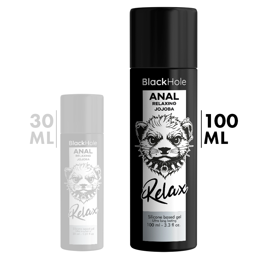 BLACK HOLE - JOJOBA RELAX ANAL RELAXER SILICONE BASE 100 ML