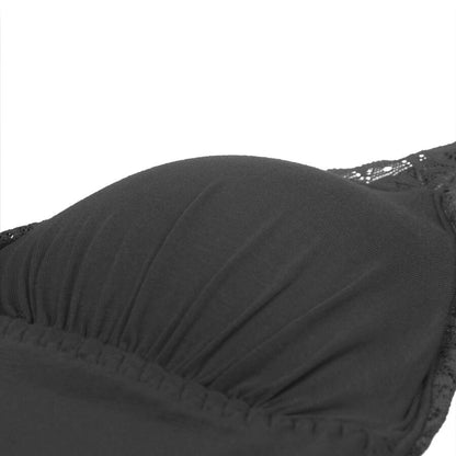 SUBBLIME - TEDDY BEAR WITH BLACK FLORAL LACE DETAILS L/XL