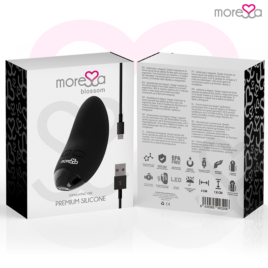 MORESSA - BLOSSOM BLACK VIBRATOR - 3
