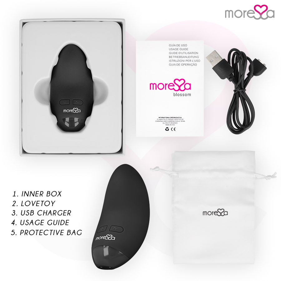 MORESSA - BLOSSOM BLACK VIBRATOR - 2