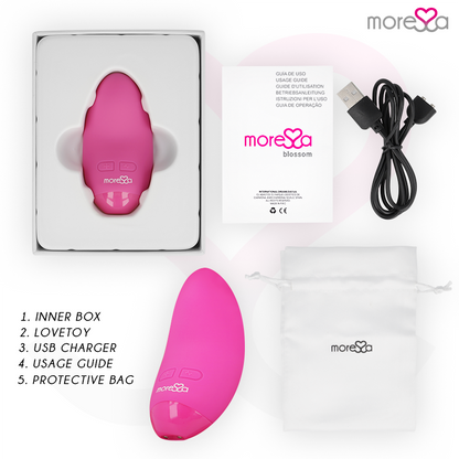 MORESSA - BLOSSOM PINK VIBRATOR - 8