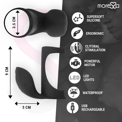 MORESSA - BRANDON VIBRATOR RING WITH COVER - 4