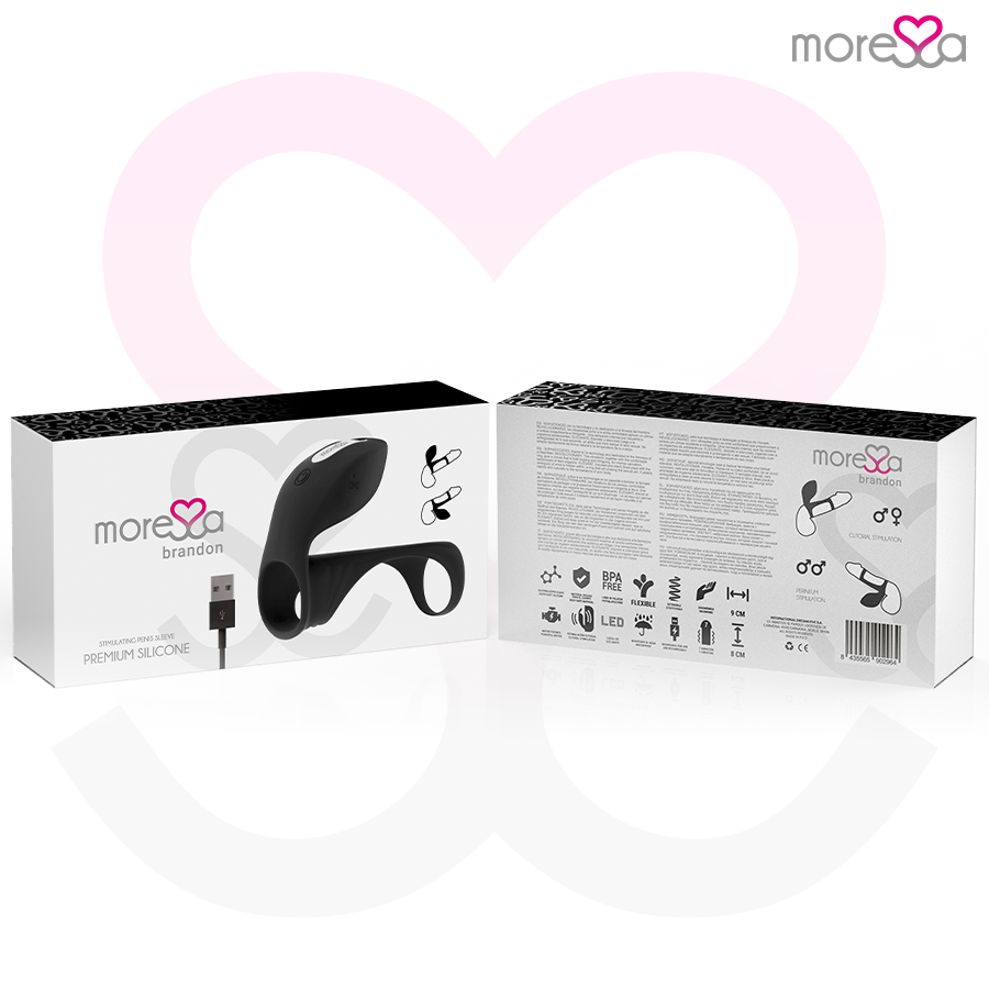 MORESSA - BRANDON VIBRATOR RING WITH COVER - 7