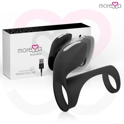 MORESSA - BRANDON VIBRATOR RING WITH COVER - 1