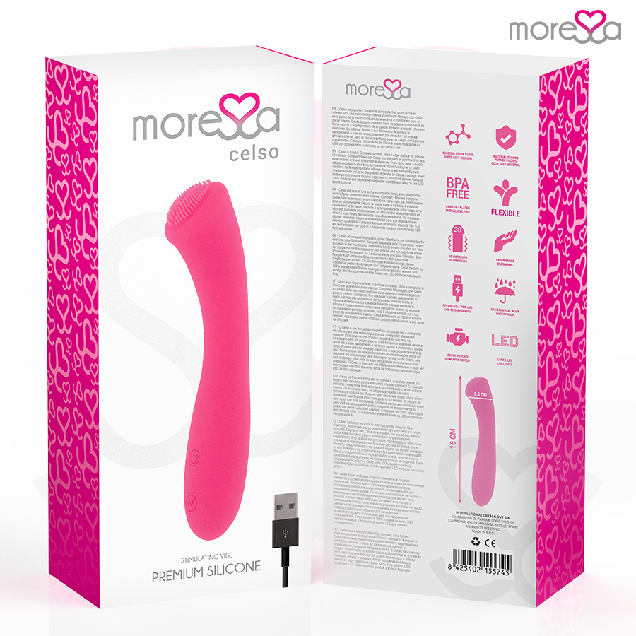 MORESSA - CELSO PREMIUM RECHARGEABLE SILICONE