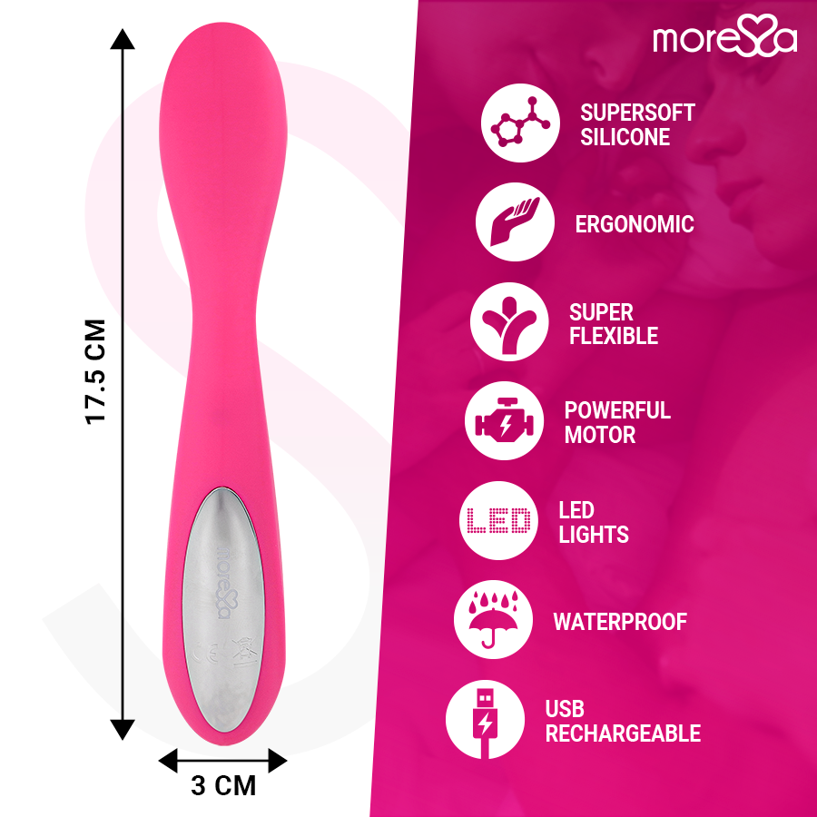 MORESSA - DRUSO PREMIUM RECHARGEABLE SILICONE