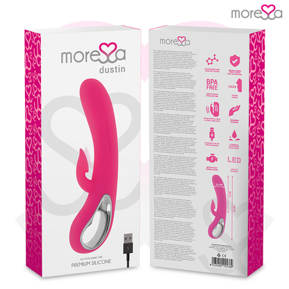 MORESSA - DUSTIN CLITORAL SUCTION AND POWERFUL VIBRATION PREMIUM RECHARGEABLE SILICONE