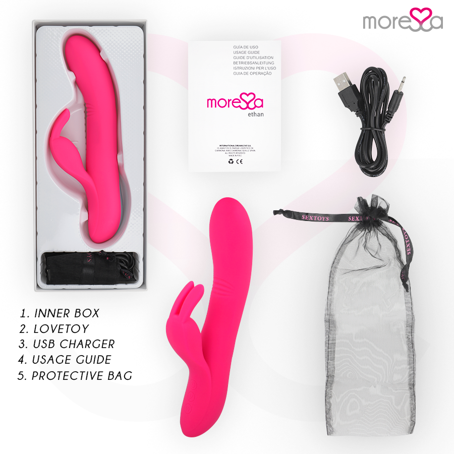 MORESSA - ETHAN PREMIUM RECHARGEABLE SILICONE