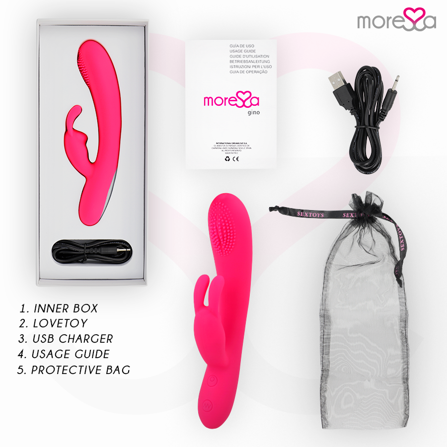 MORESSA - GINO PREMIUM SILICONE RECHARGEABLE - 6