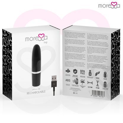 MORESSA - IVY BLACK TRAVEL STIMULATOR VIBRATOR