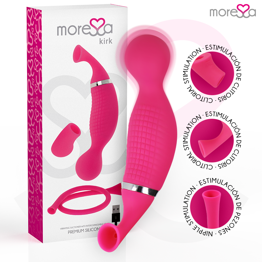 MORESSA - KIRK DUO STIMULATING WAVES + RECHARGEABLE PREMIUM SILICONE MULTI-FUNCTION MASSAGER - 2