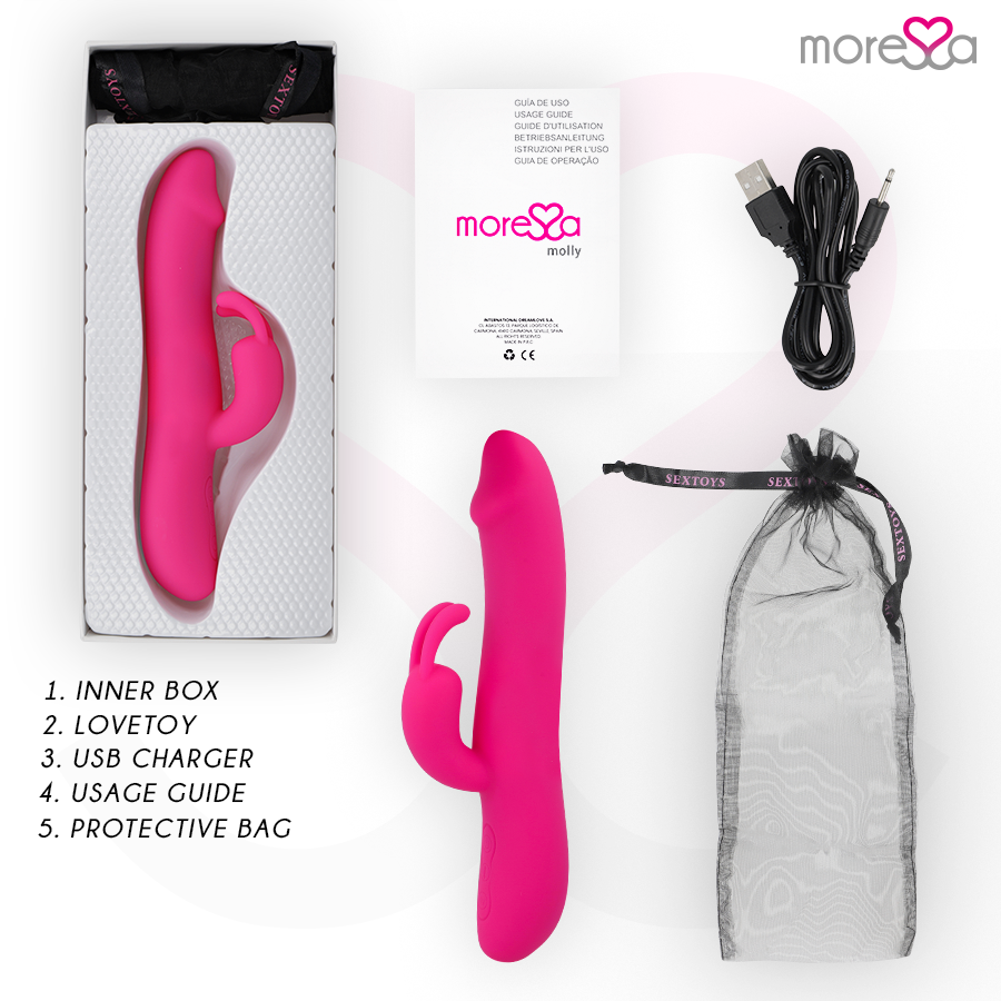 MORESSA - MOLLY PREMIUM RECHARGEABLE SILICONE