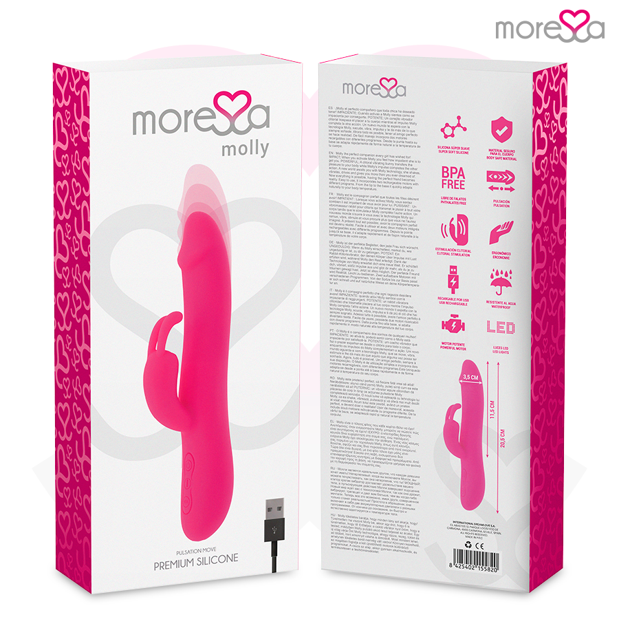 MORESSA - MOLLY PREMIUM RECHARGEABLE SILICONE