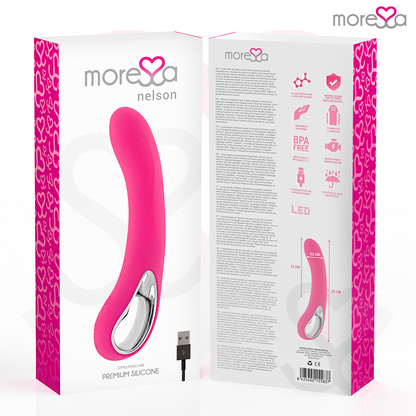 MORESSA - NELSON PREMIUM RECHARGEABLE SILICONE