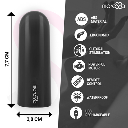MORESSA - NIX VIBRATOR REMOTE CONTROL BLACK - 4