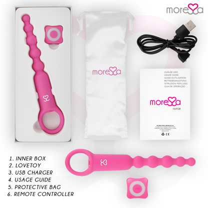 MORESSA - RONIE REMOTE CONTROL ANAL PLEASURE PINK - 6